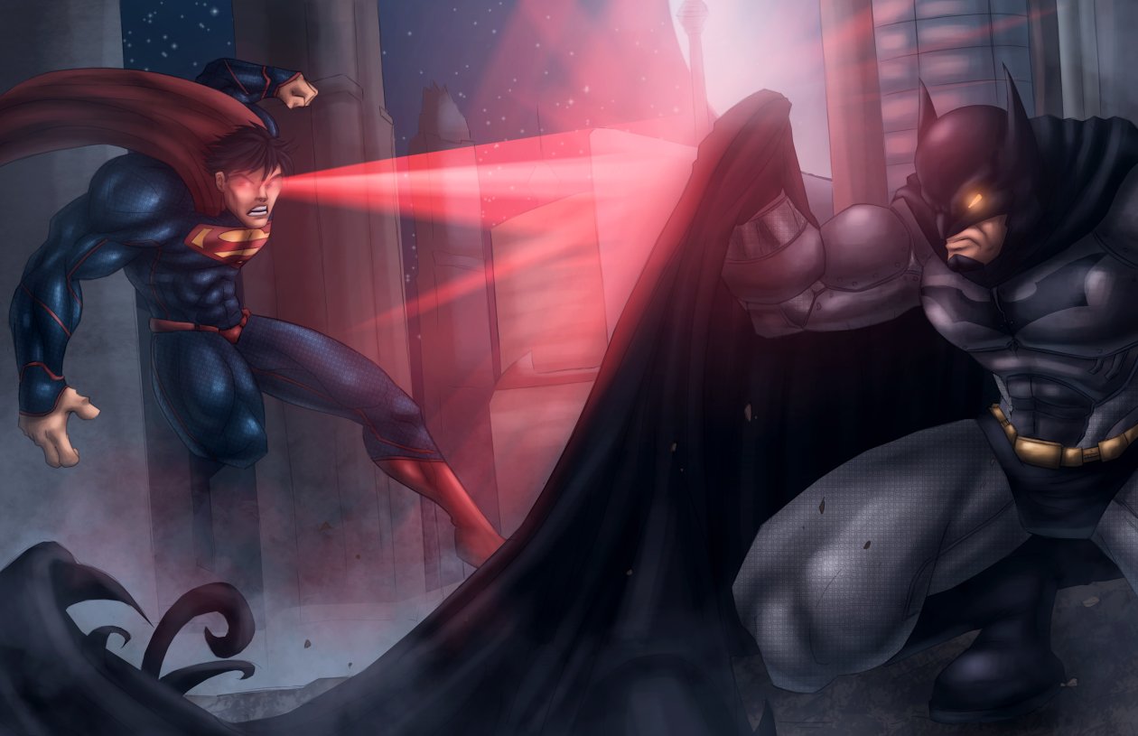 Batman Vs Superman Artwork 5k