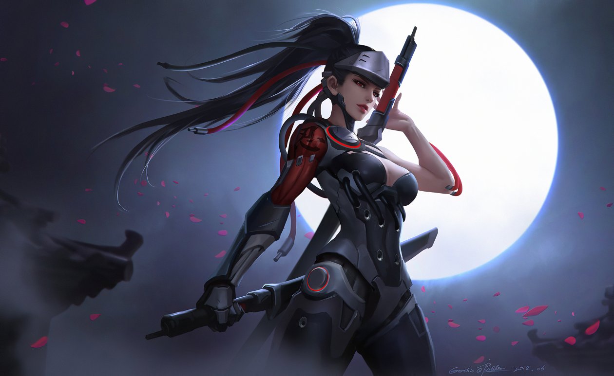 Fond d'écran Mecha Girl 4k