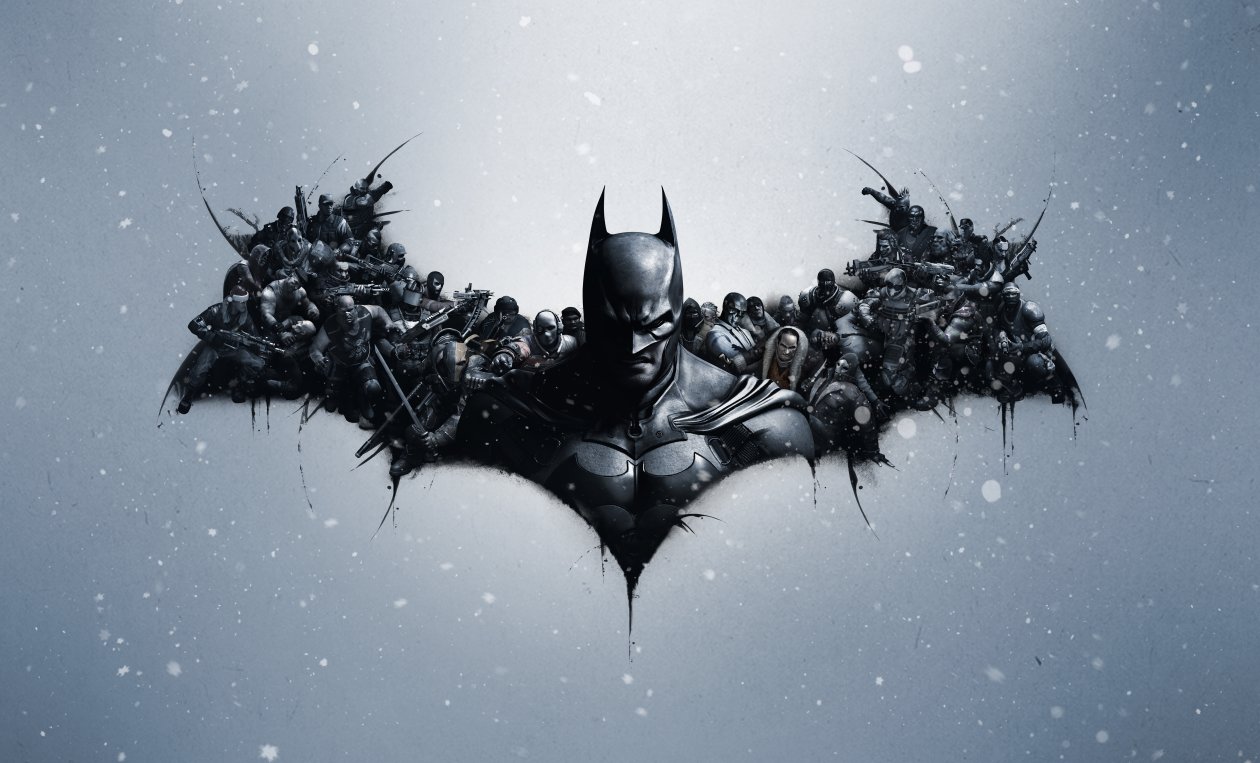 Batman Arkham Origins Logo 8k