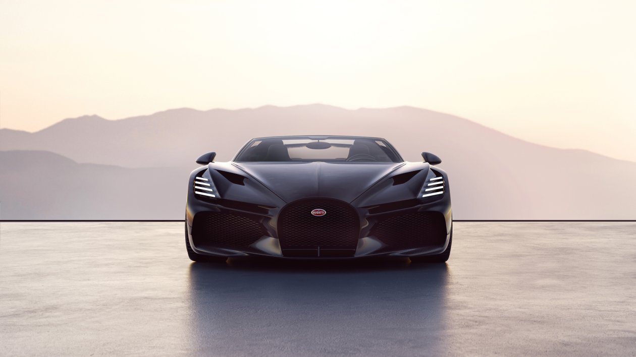 2024 Bugatti W16 Mistral Front Look