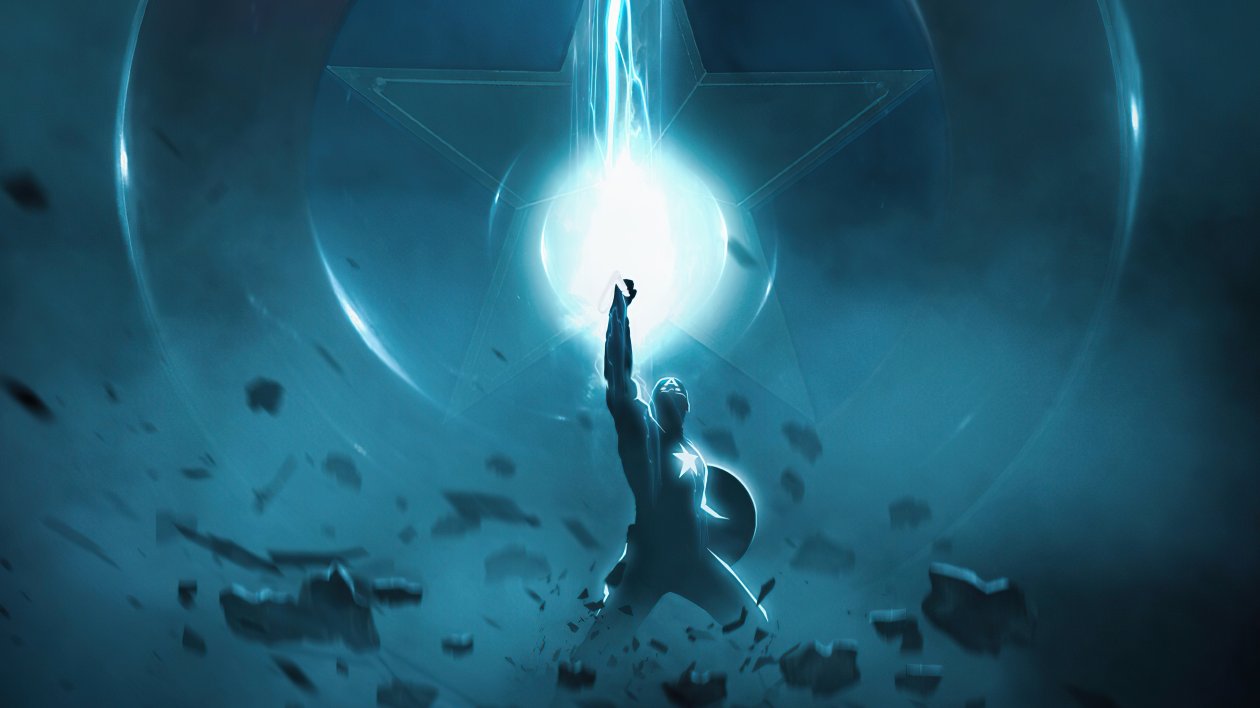 Powerful Captain America 4k