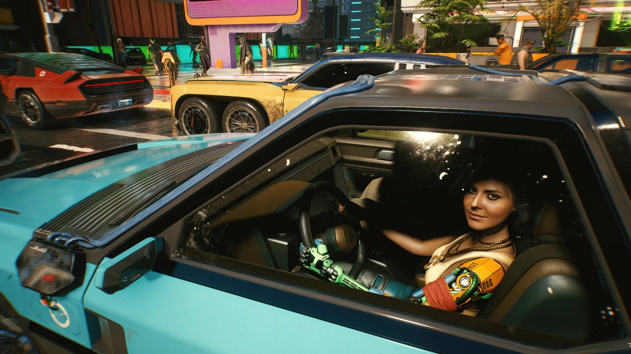 Cyberpunk 2077 Race Day 4k