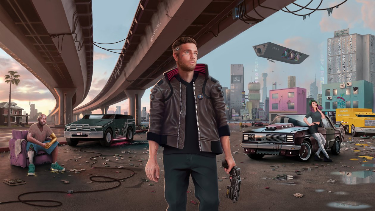 2021 Cyberpunk 2077 Illustration