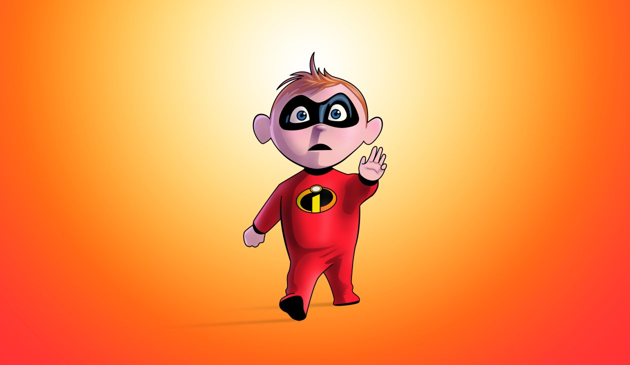 Jack Jack Parr In The Incredibles 2 5k Artwork