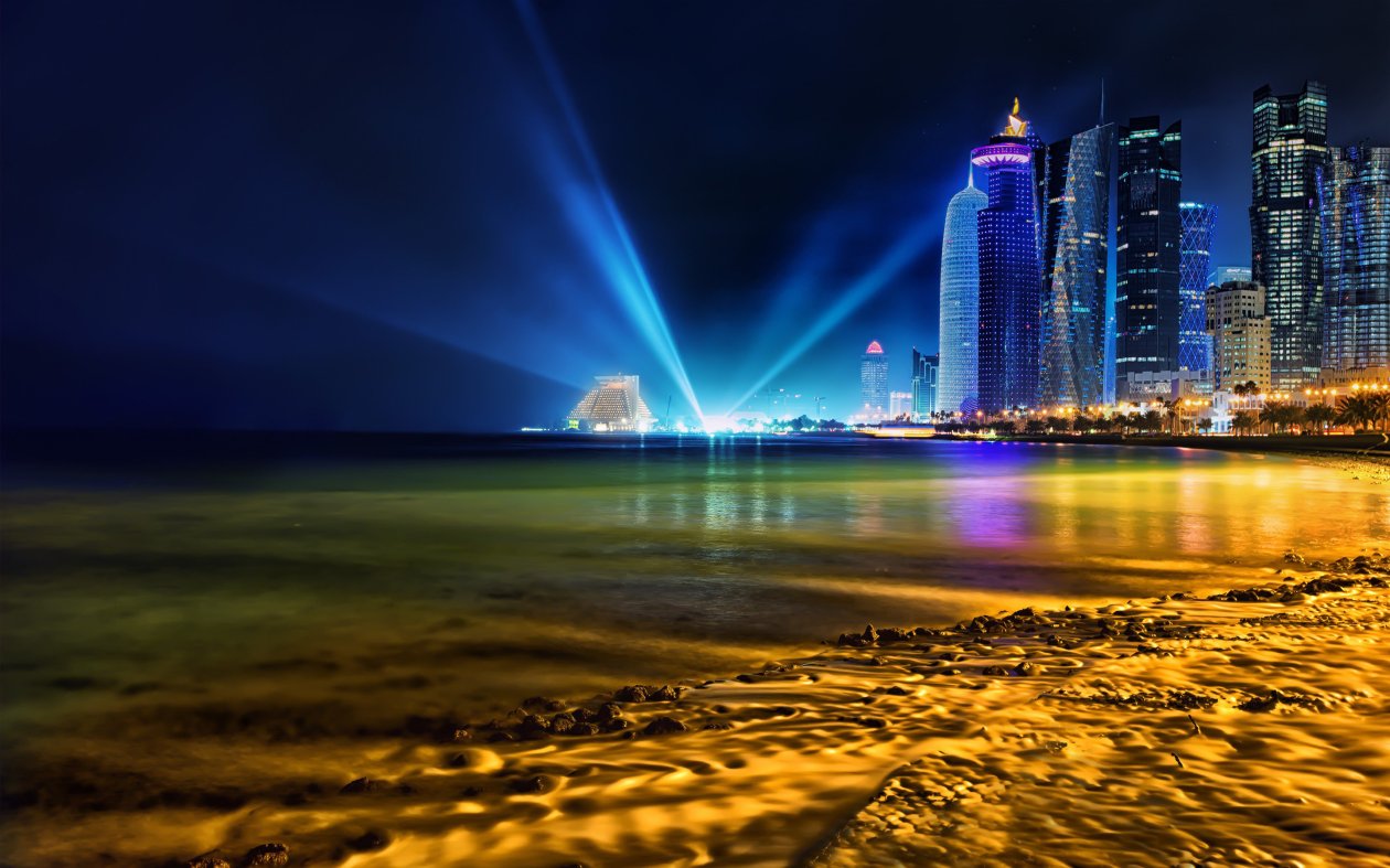 Doha Qatar Skyline