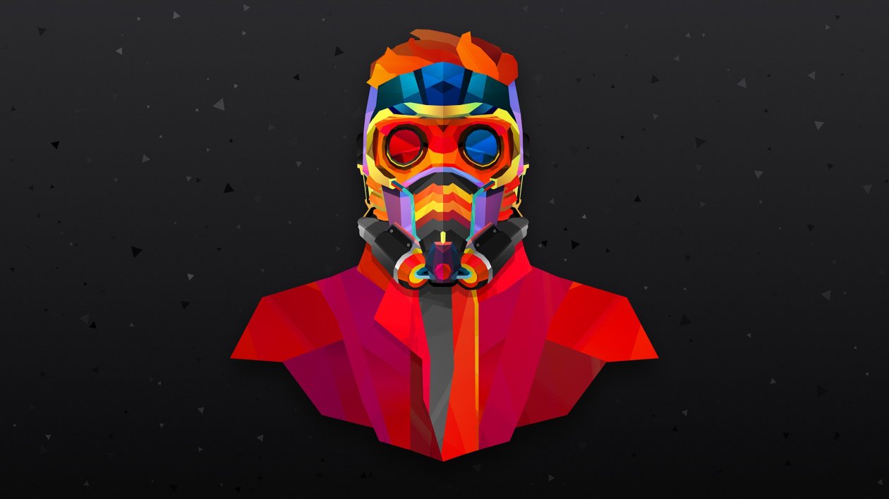 Star Lord Colorful Abstract