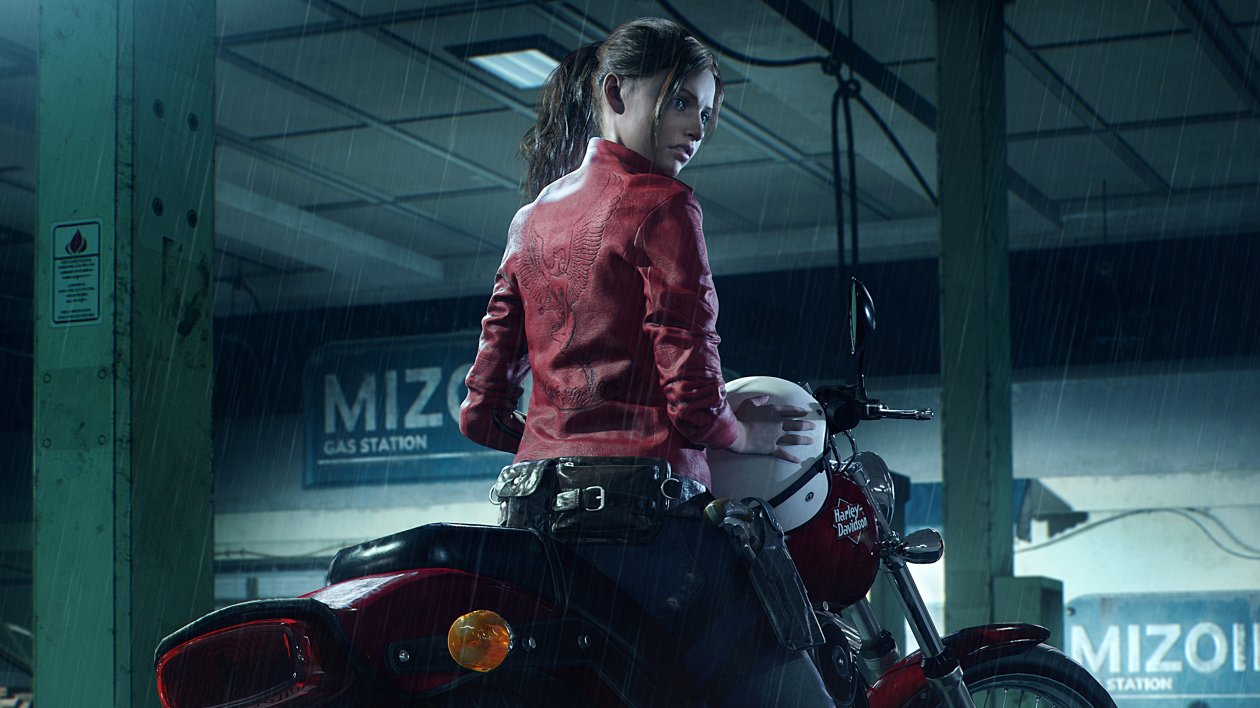 Resident Evil 2 2019 Claire Redfield Harley Davidson