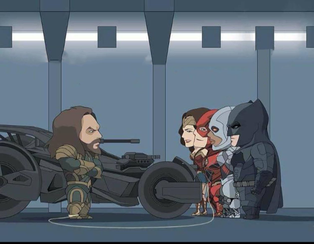 Justice League Aquaman Batman Wonder Woman Flash Artwork
