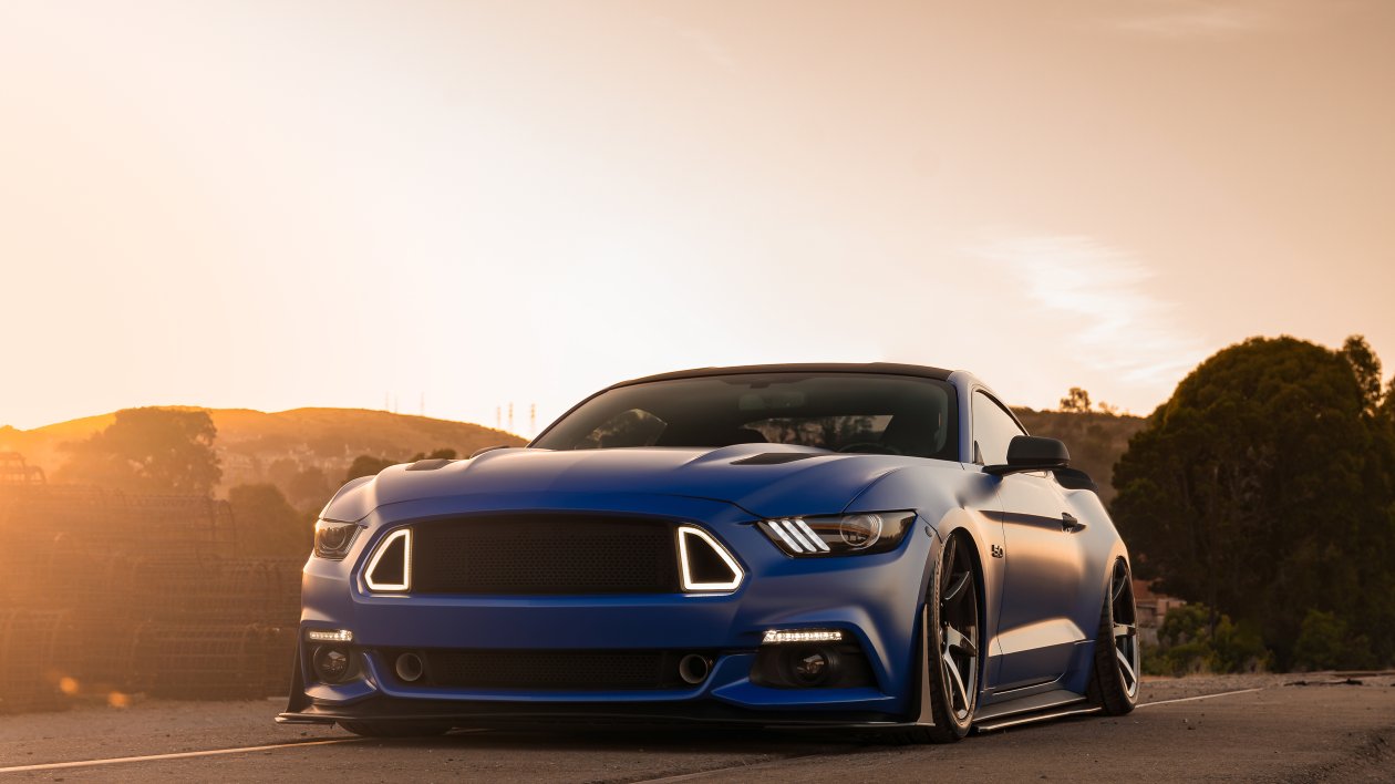 2022 Ford Mustang Gt Front 4k