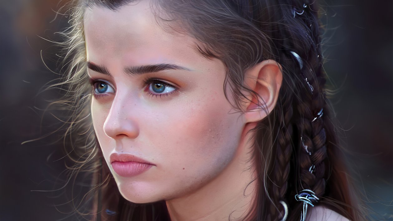 Holly Earl Artistic Portrait 4k