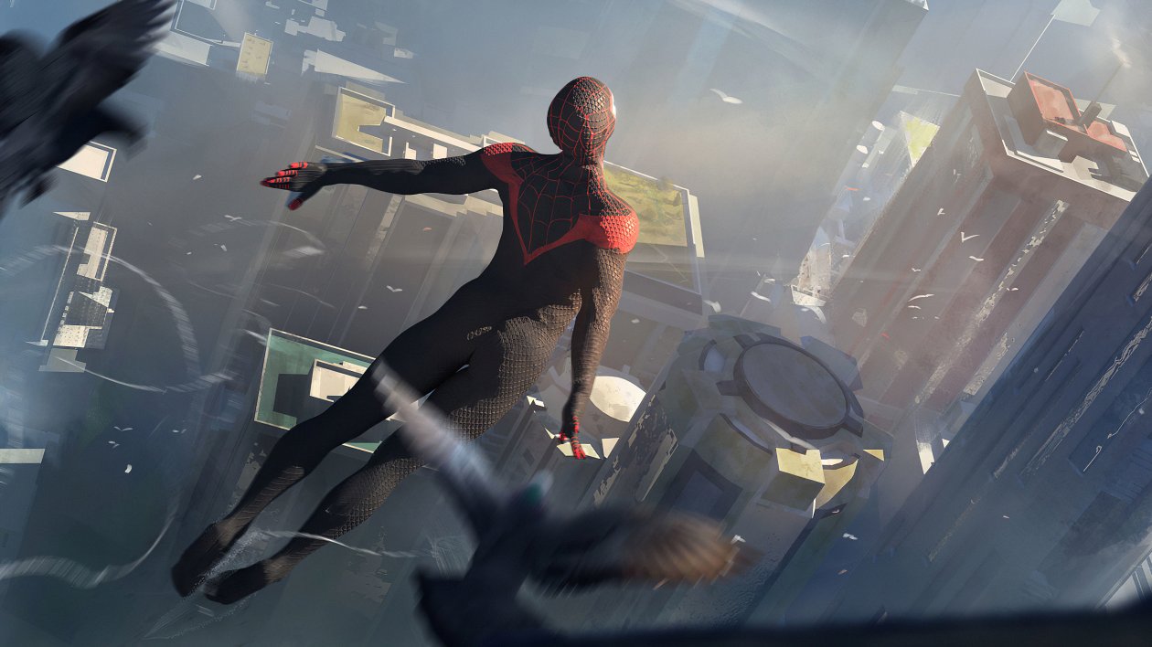 Spiderman Black Suit Up