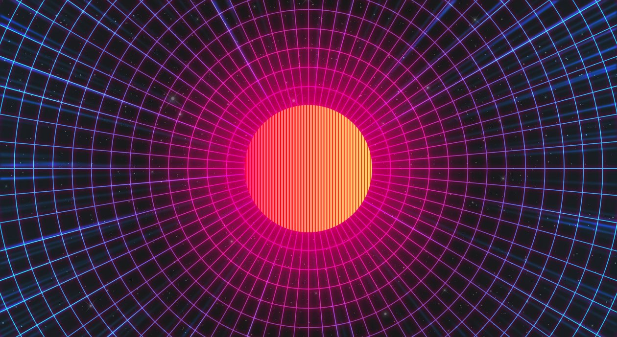Synthwave Sun 4k