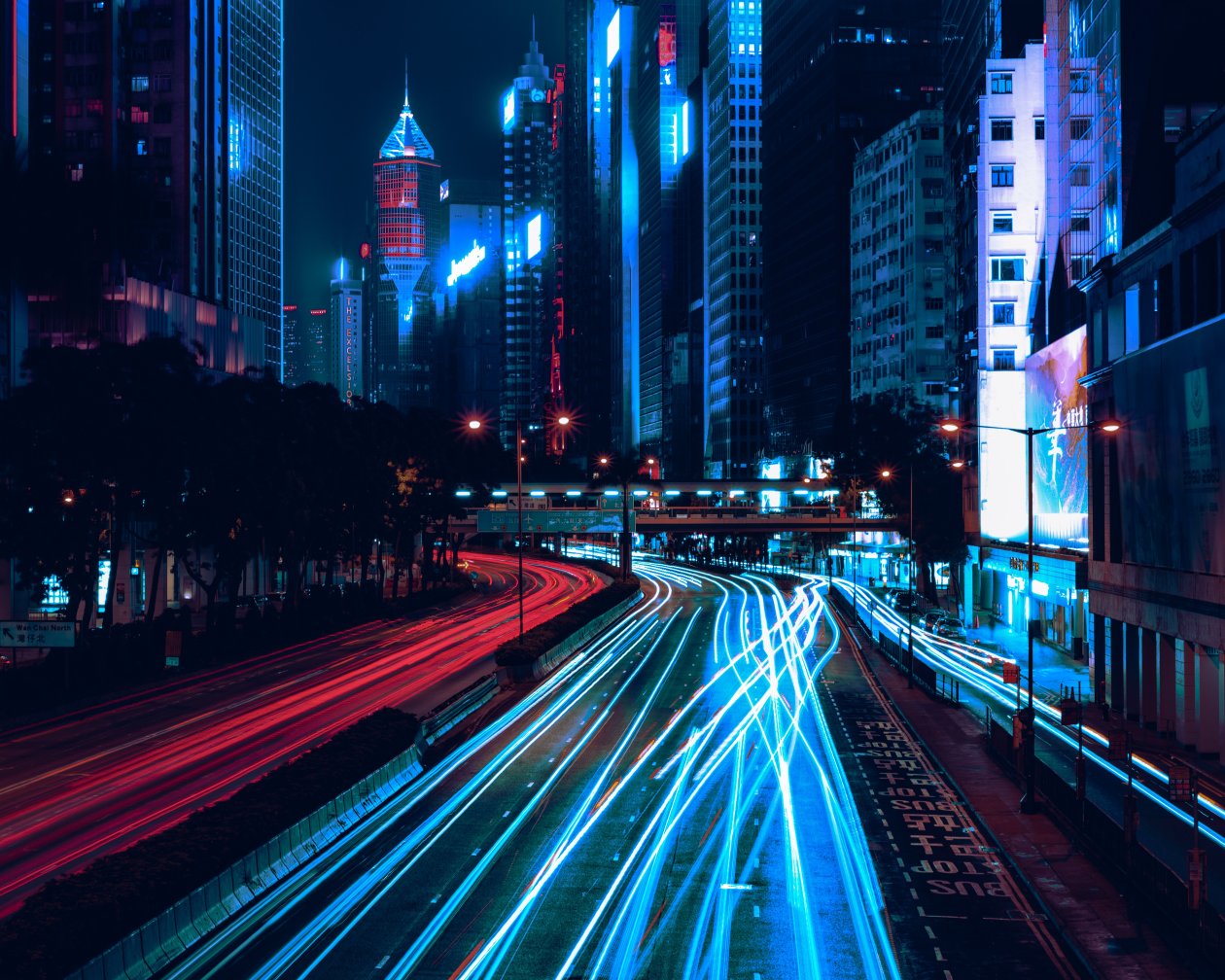 Light Trails City