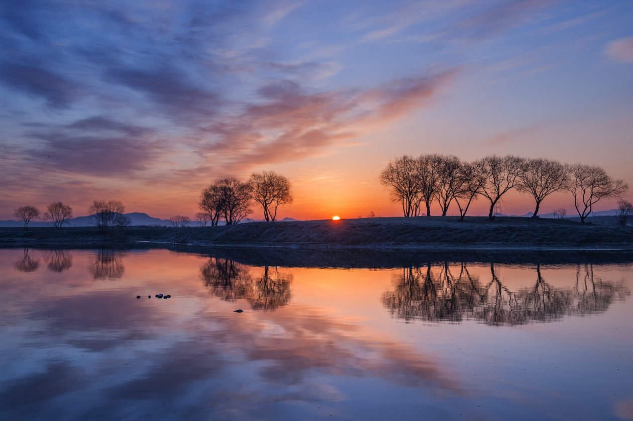 Sky Reflection Sunlight Nature