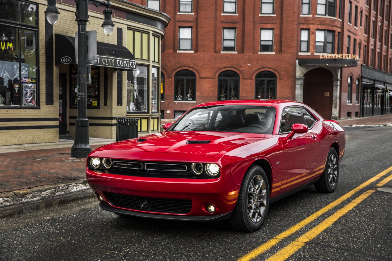 Dodge Challenger Red Car