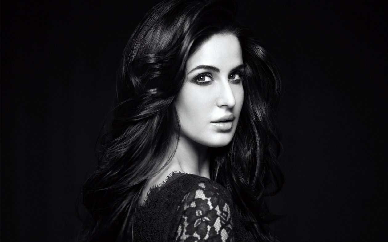 Katrina Kaif Grayscale