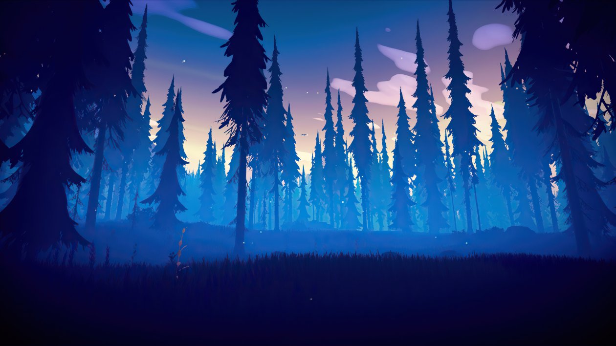 Among Trees Night Is Coming