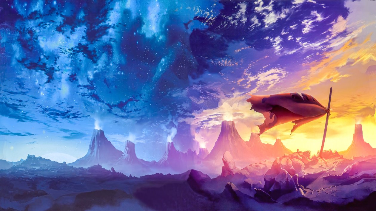 Fond d'écran Tengen Toppa Gurren Lagann 4k