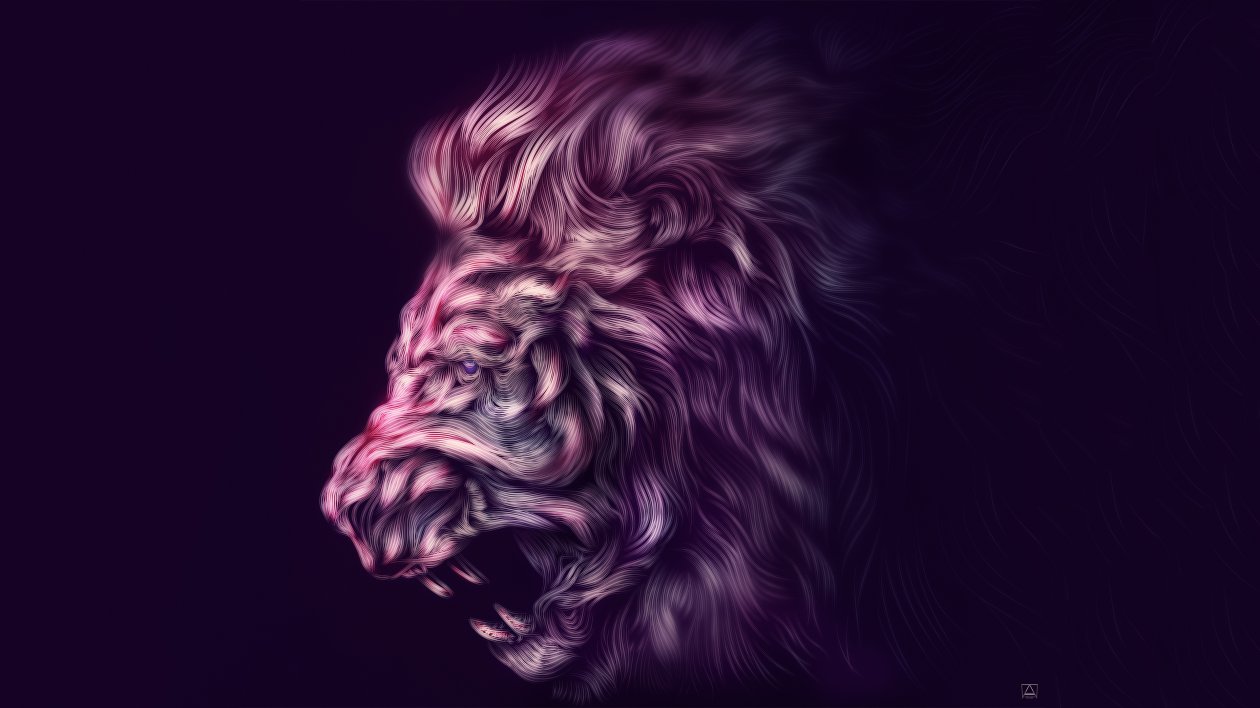 Tiger Graphic Design Digital Art 4k