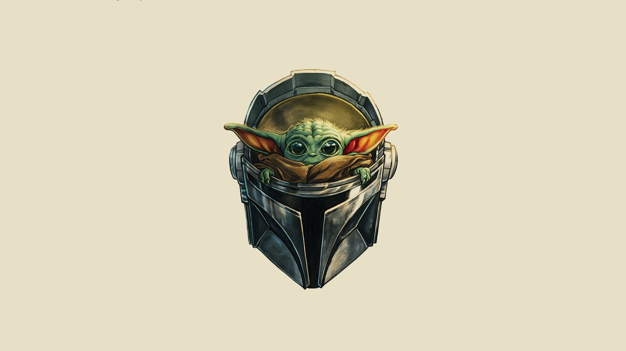 The Mandalorian Yoda Helmet 4k