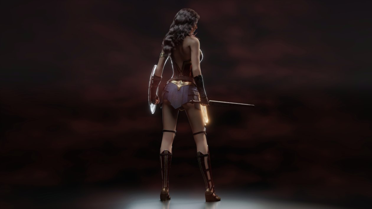 Wonder Woman 5k Digital Art