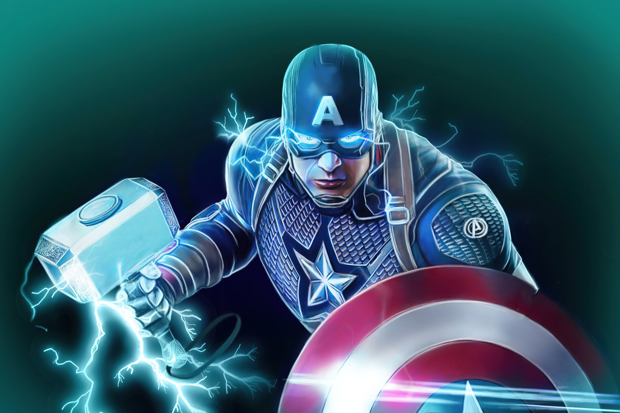 Captain America Shield And Hammer Power