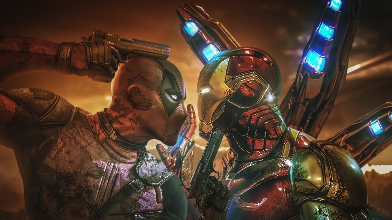 Deadpool Vs Iron Man 4k