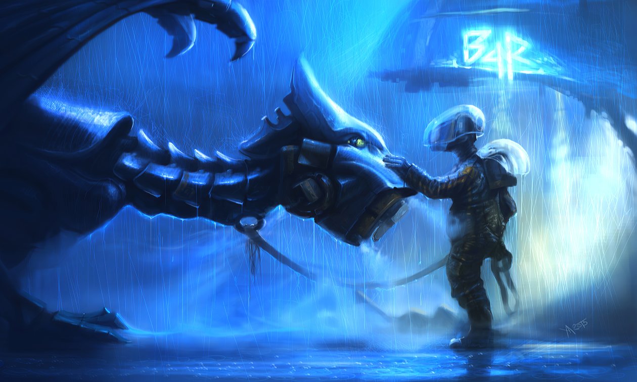 Blue Dragon Scifi 4k