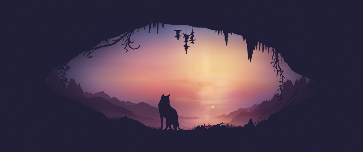 Fox Minimal Artwork 4k