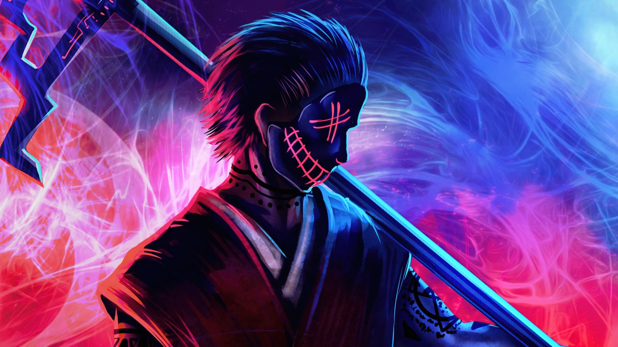 Grim Reaper Neon Guy 5k