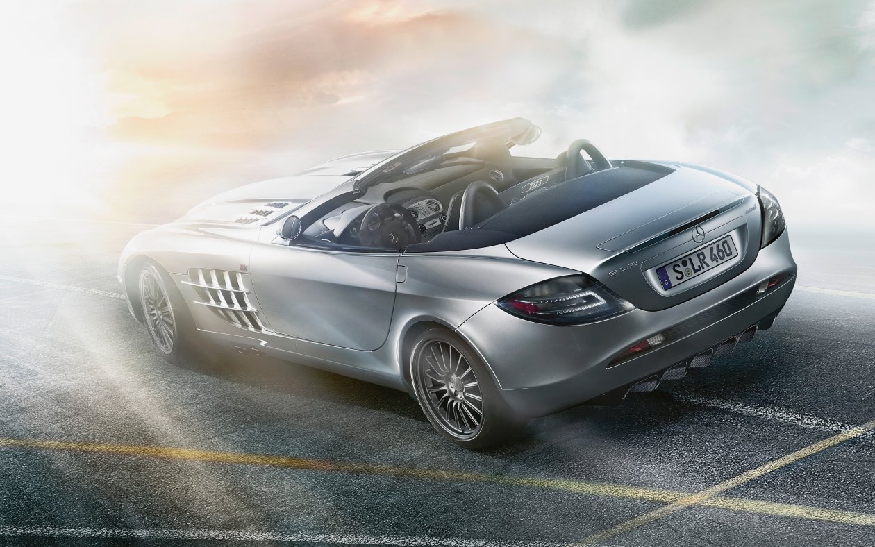 Mercedes Benz SLR McLaren Roadster 8k Rear