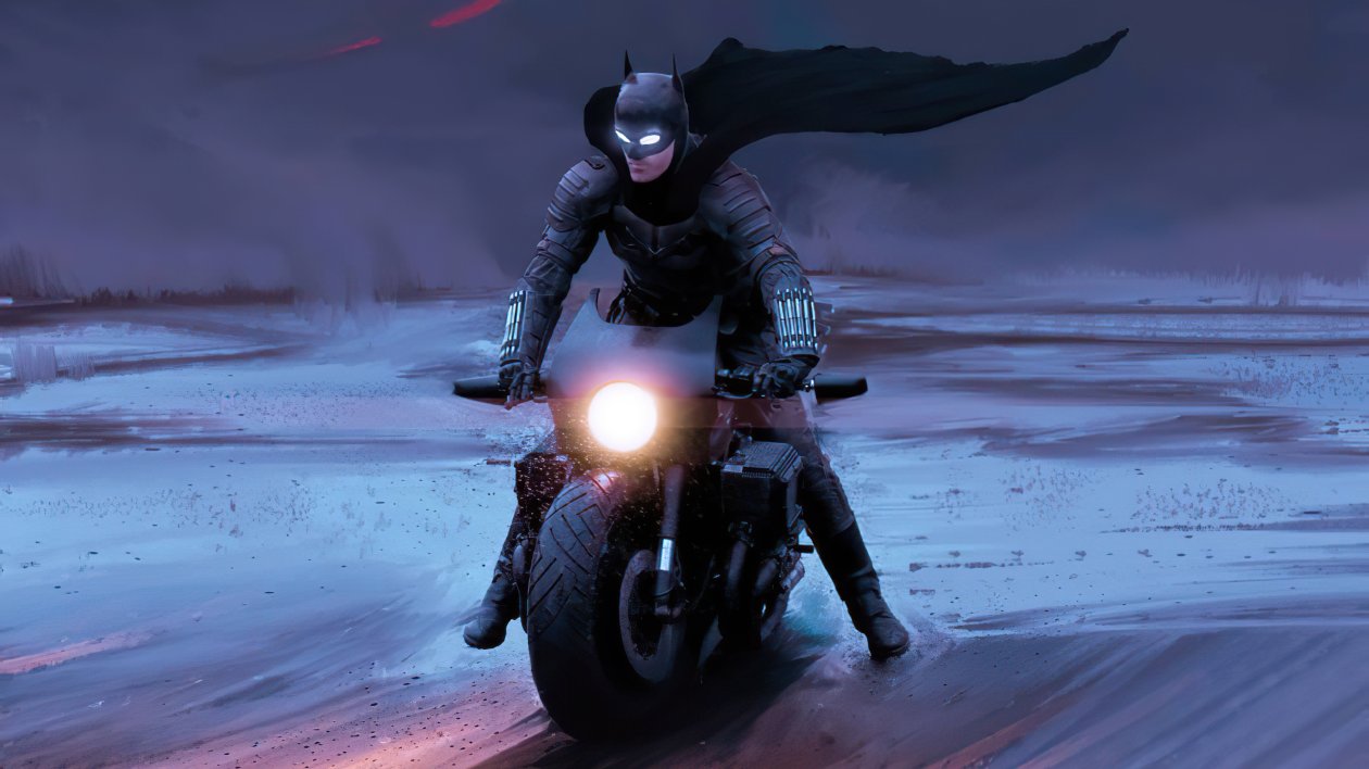 The Batman Batcycle 4k