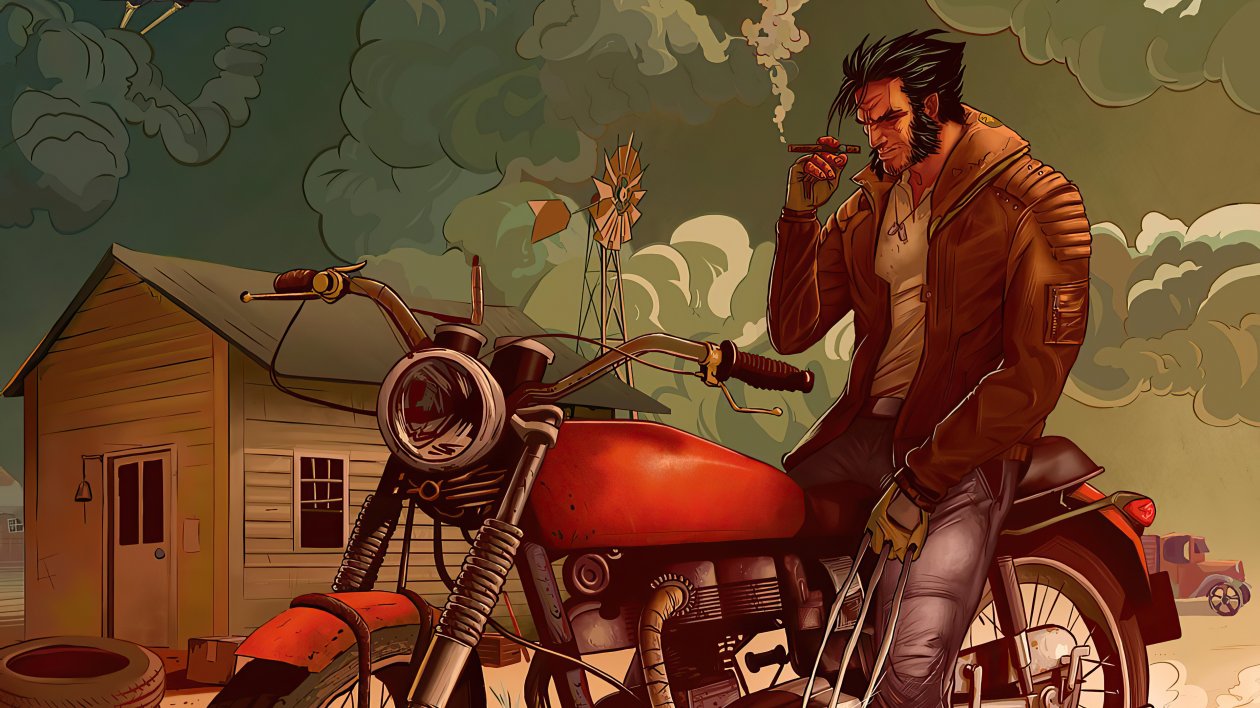 Biker Wolverine
