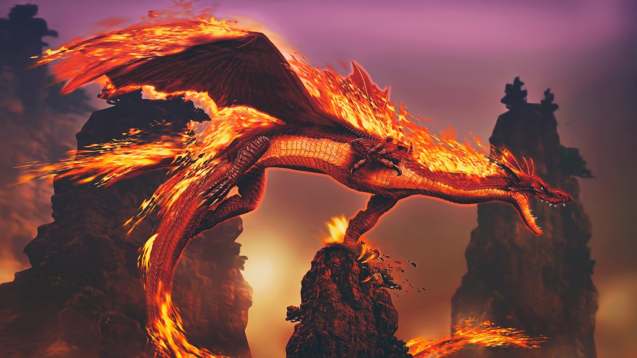 Dragon Fire 4k