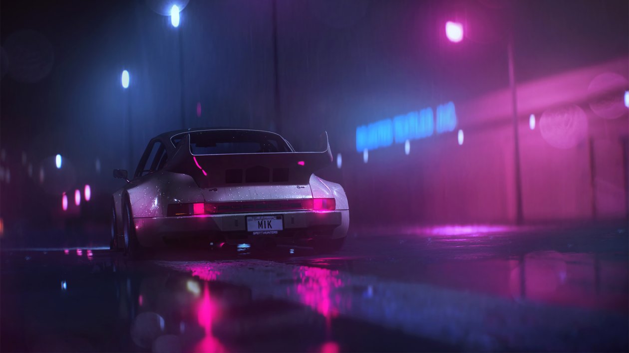 Porsche 911 Carrera RSR Neonwave