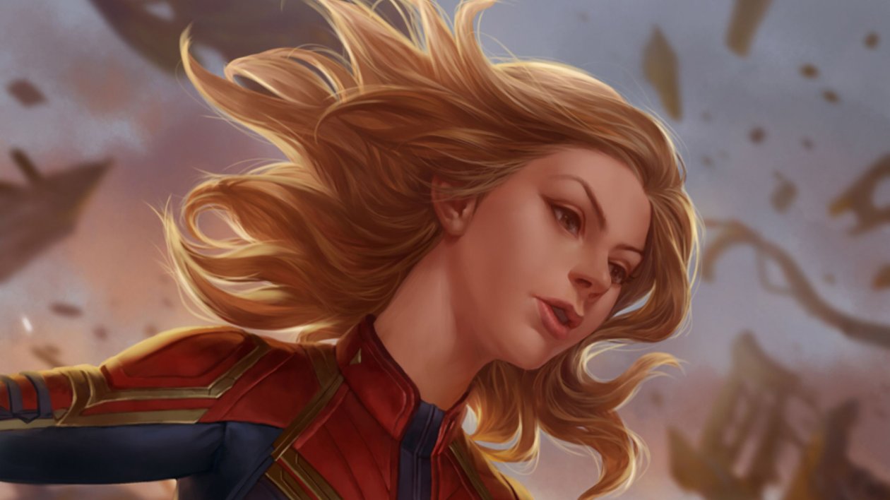 Captain Marvel Fantasy Art