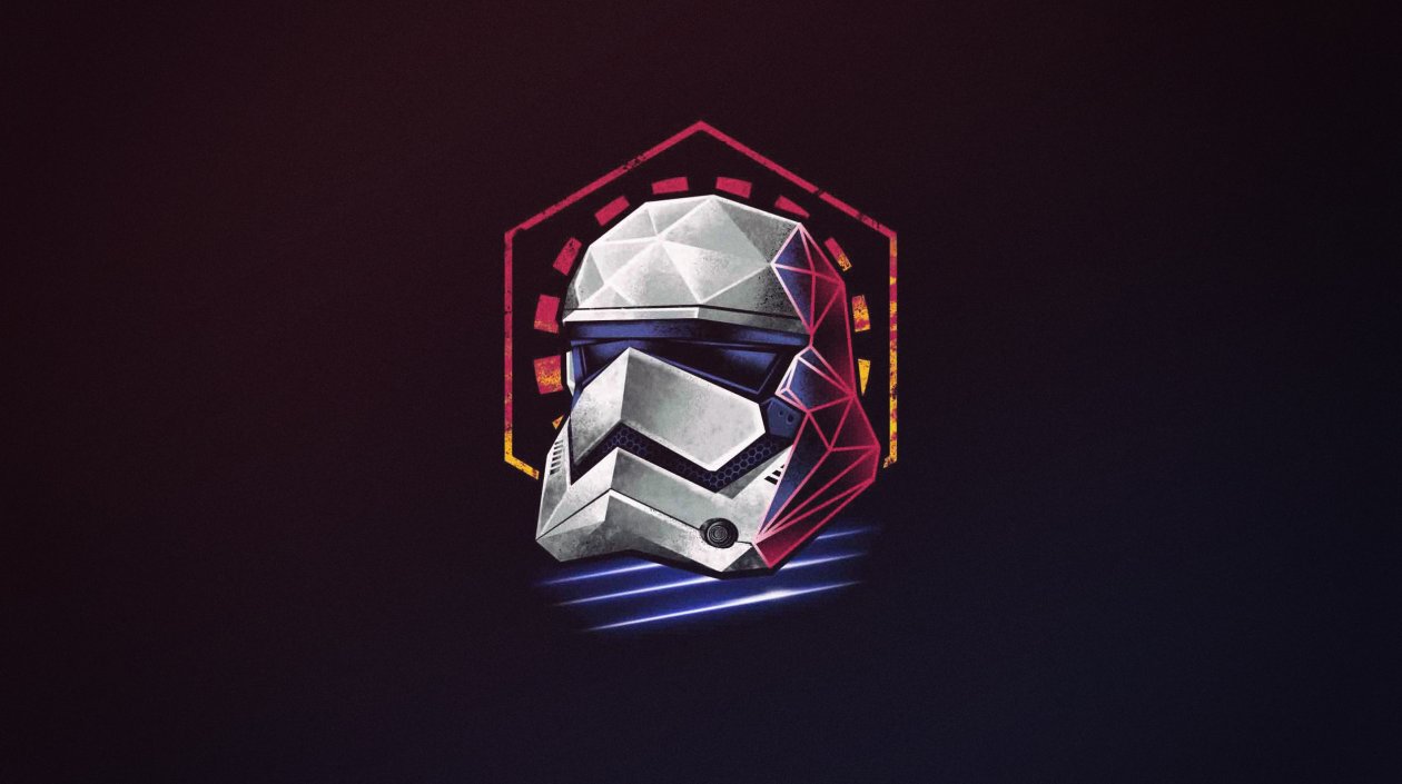 Stormtrooper Helmet Minimalist