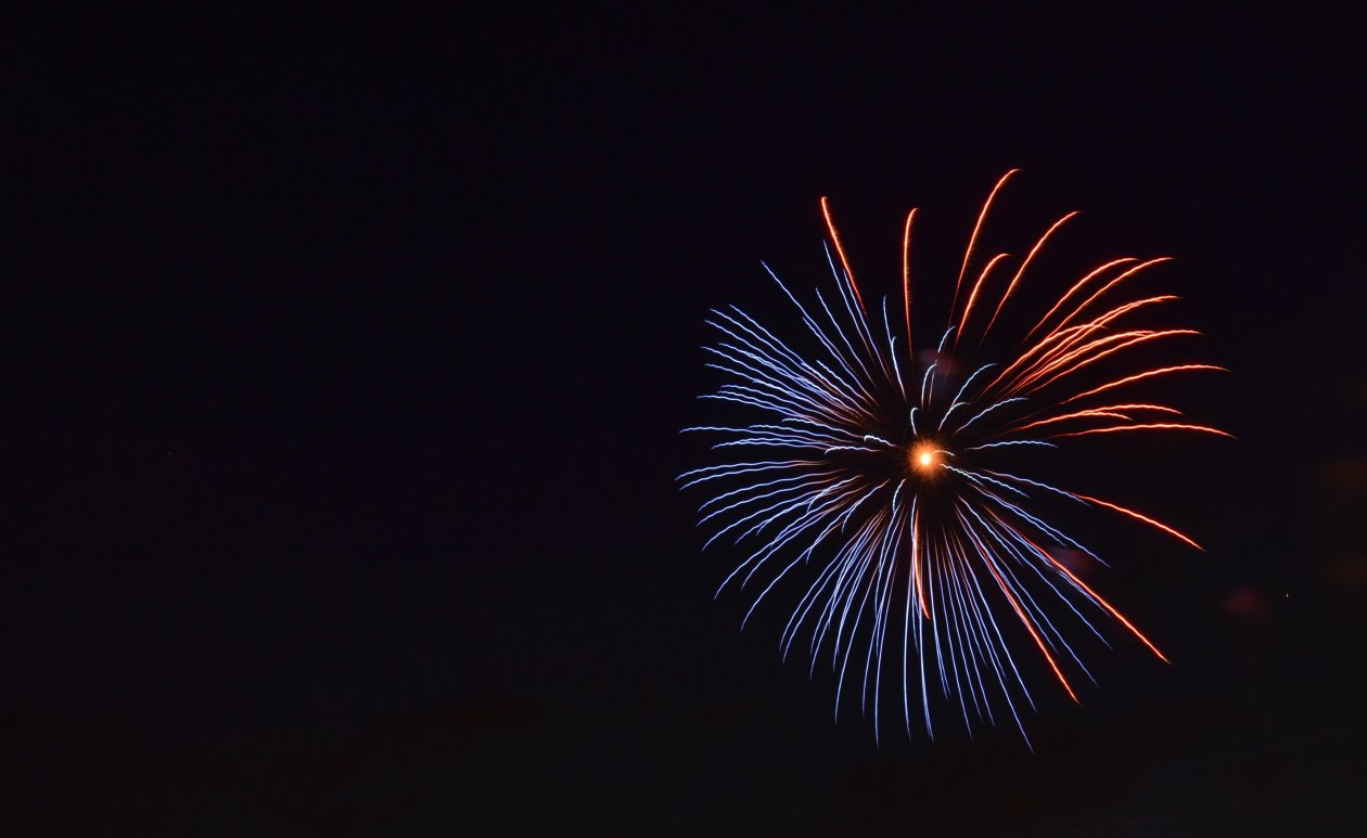 Fireworks Flare Up