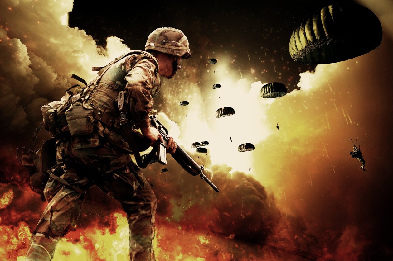 Soldiers War Battlefield Explosion
