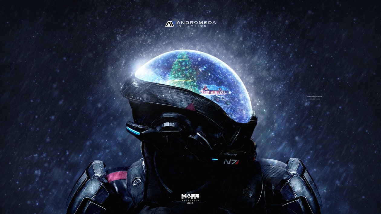 Mass Effect Andromeda Christmas 4k