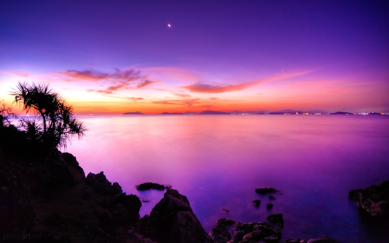 Sunset Moon