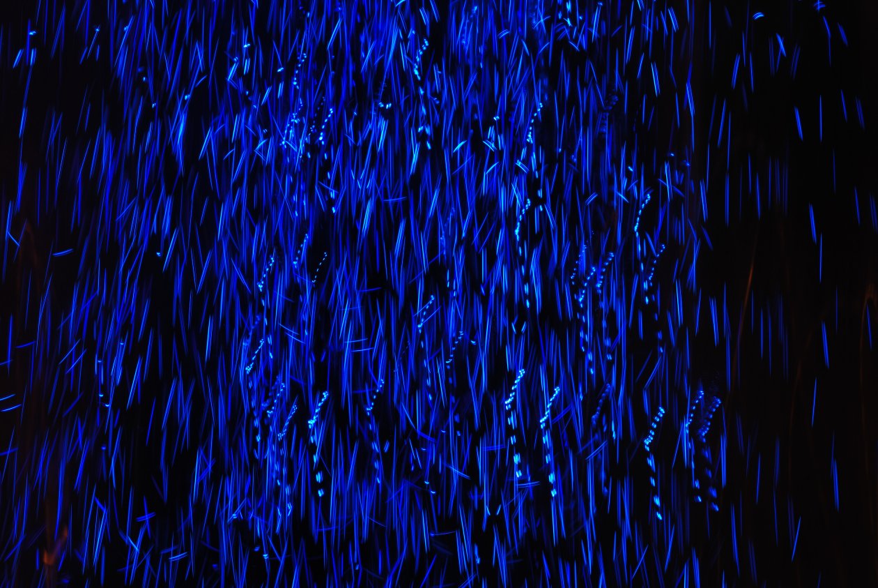 Abstract Blue Lights 4k