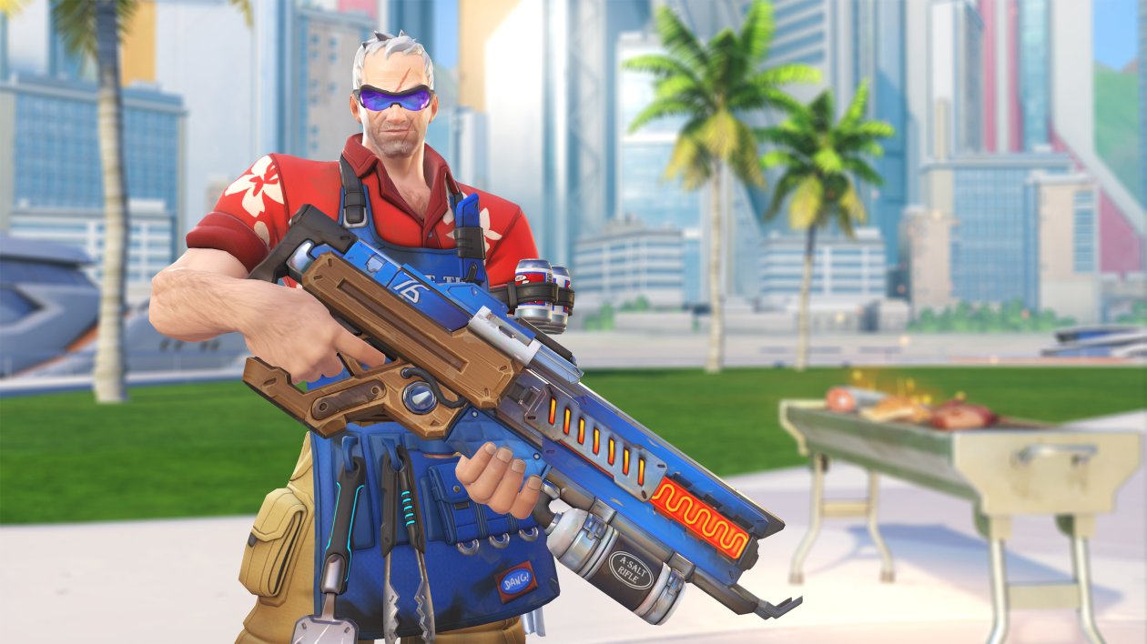 Soldier 76 Overwatch Summer Games 2017 4k