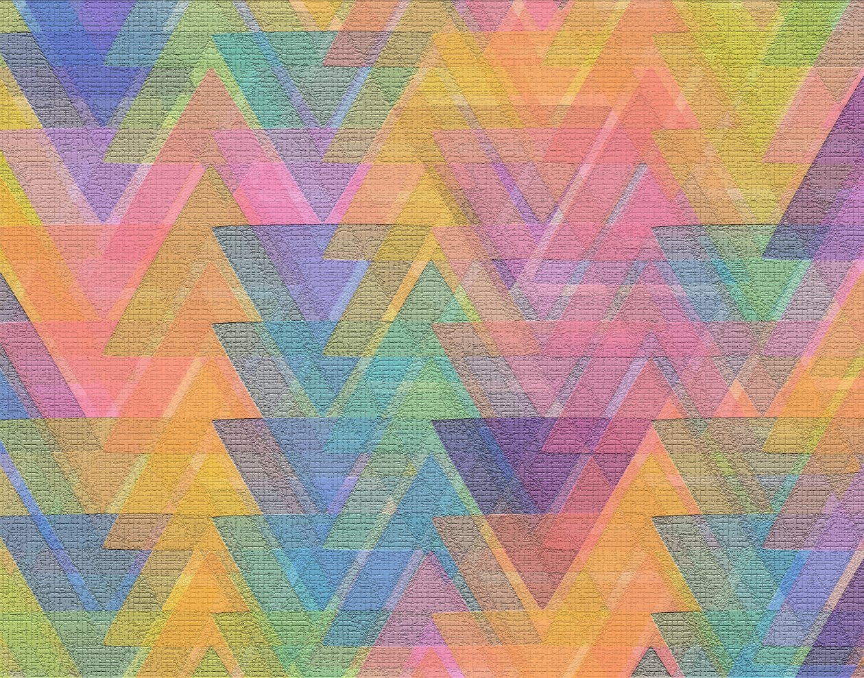 Triangle Pattern Mosaic Shape Square Abstract