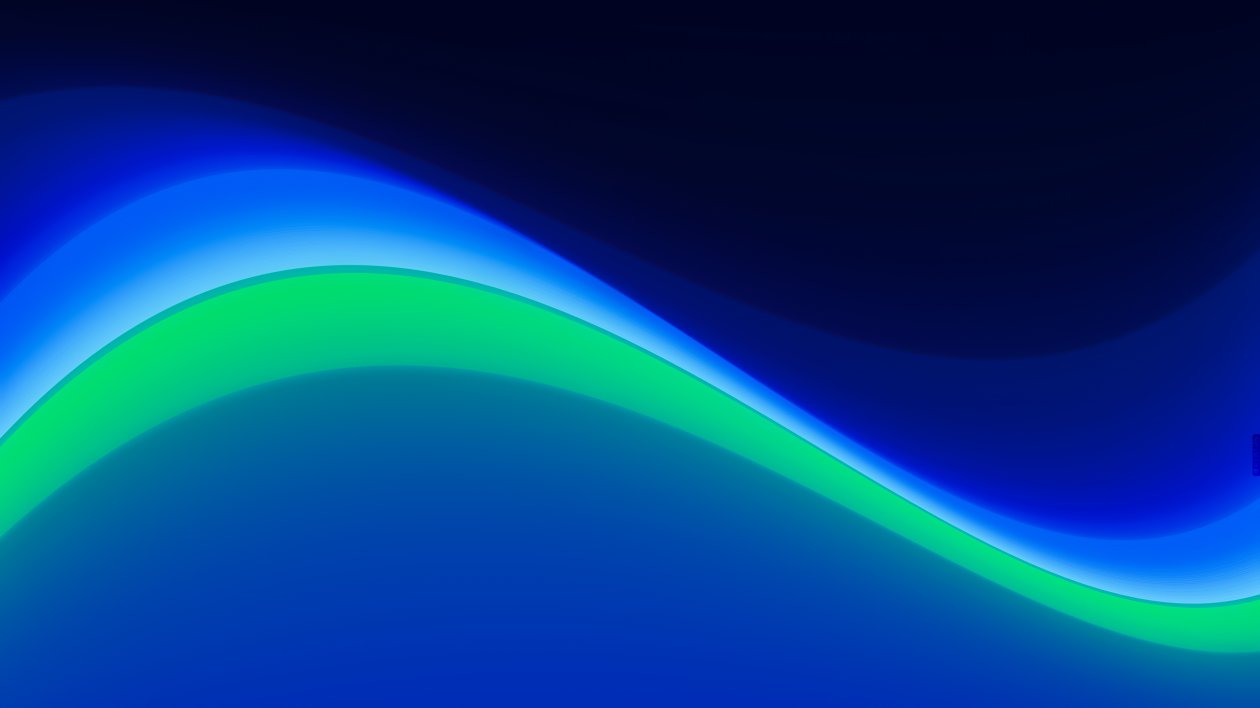 Material Light Colour Waves 4k