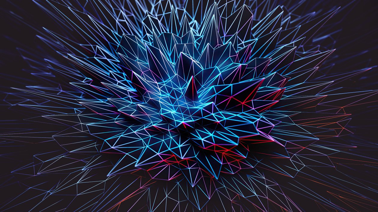 Abstract Wire Cage 4k