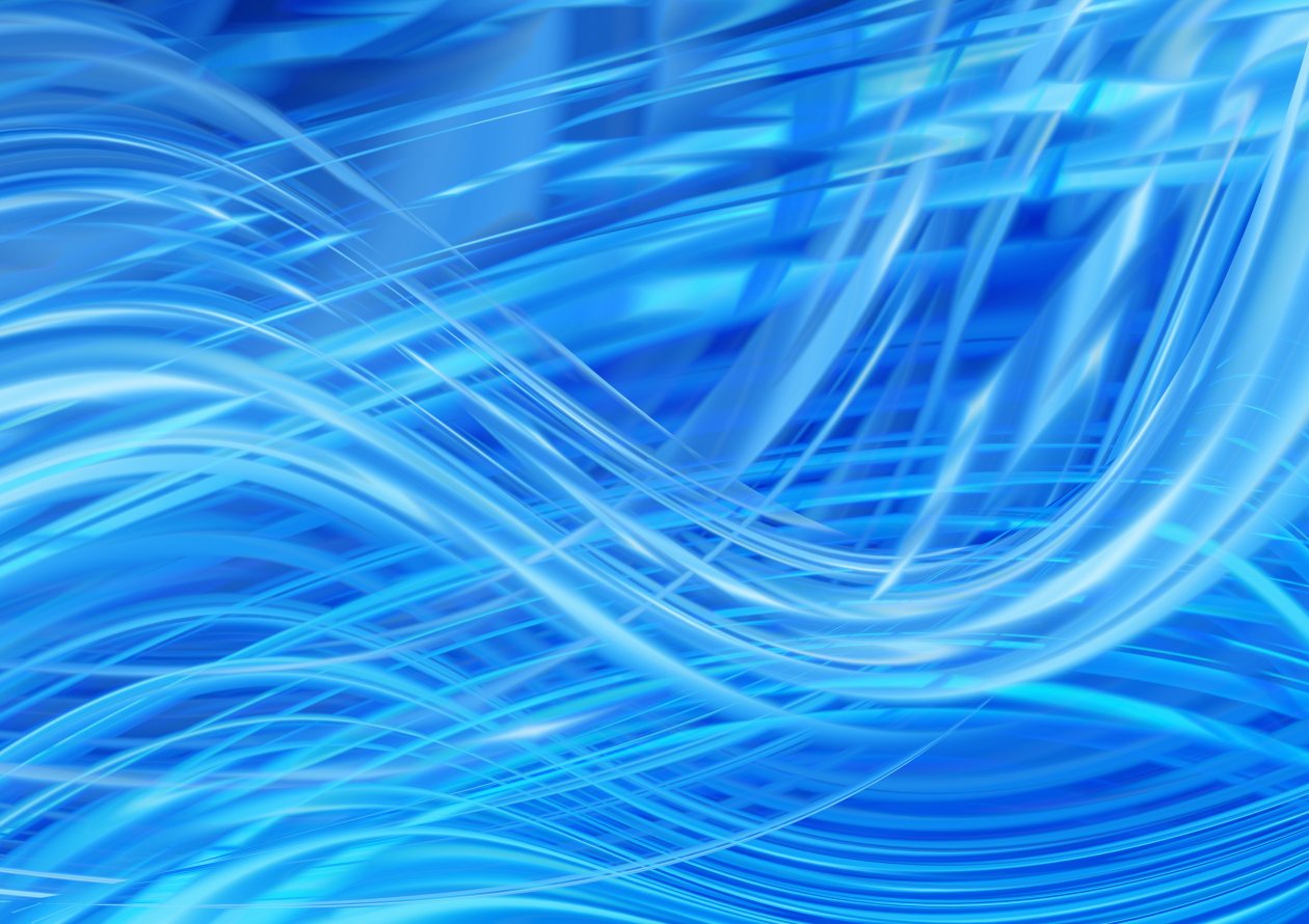Blue Waves Of Abstract 4k