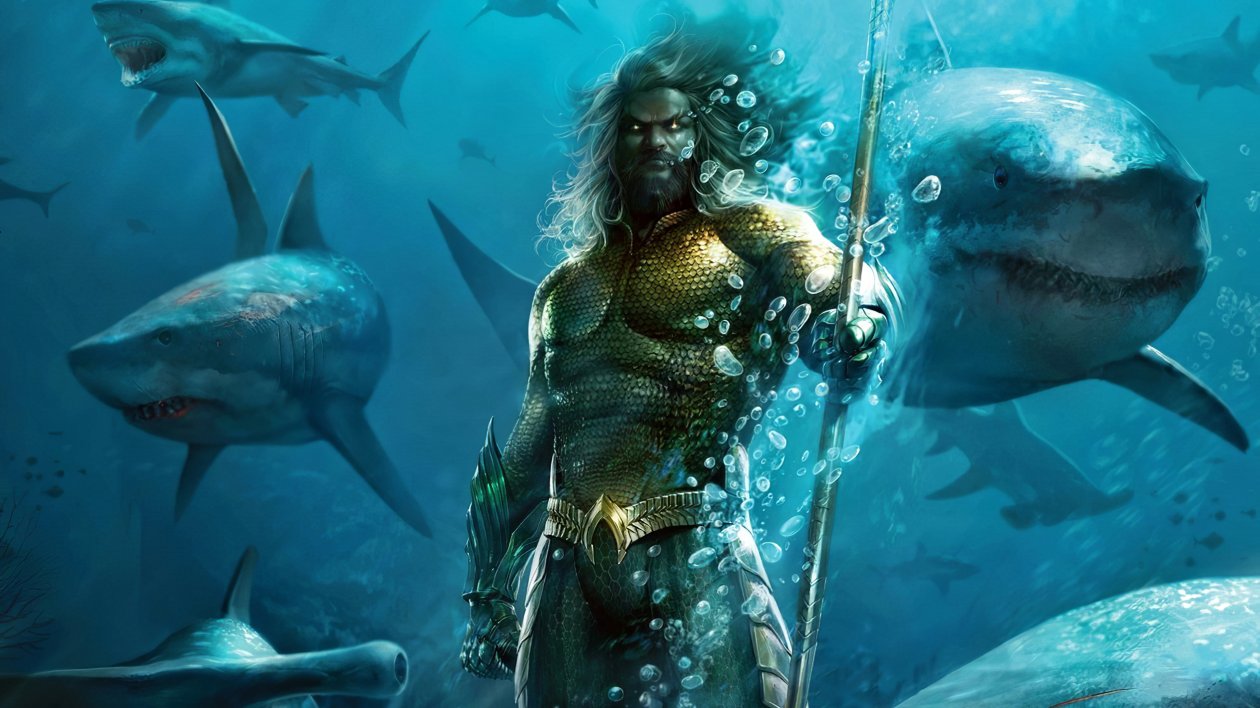 Aquaman Under Water