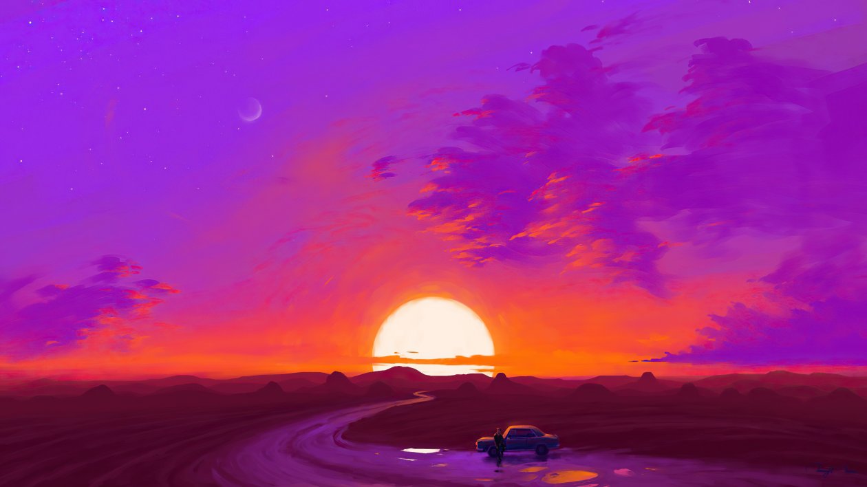 Half Light Hue 4k
