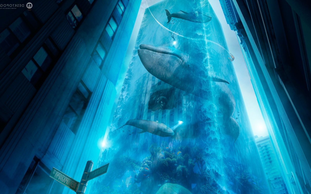 Fond d'écran Aqua City